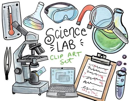 Science Lab Clip Art Commercial Use Science Clip Art Etsy In 2022