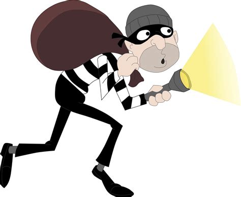 Burglar Criminal Thief Robber Library