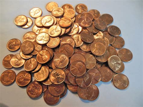 Large Lot Of Bu Lincoln Wheat Cents Group Consists Of 124 Mid To Late