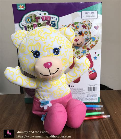 Out To Impress Colour Your Own Honey Bee Bear – Review – Mummy and the