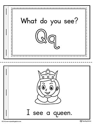 This list of words that start with q. Letter Q Words Printable Mini Book | MyTeachingStation.com