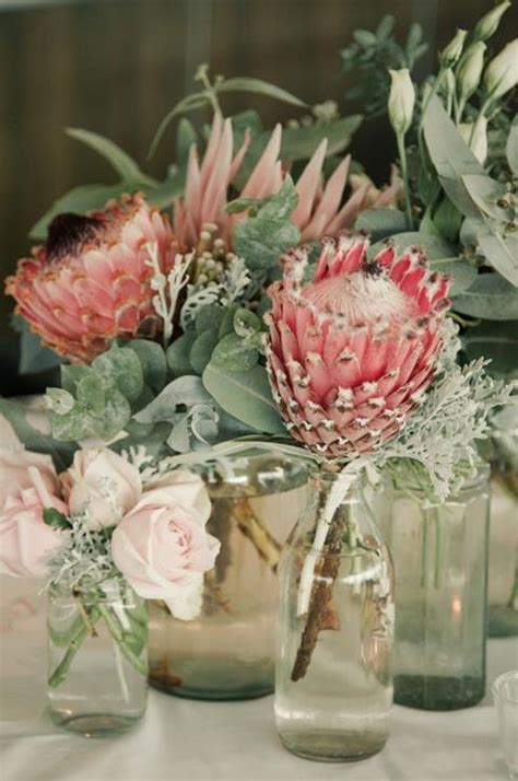 63 Trendy Protea Wedding Ideas To Rock Wedding Table Flowers Flower