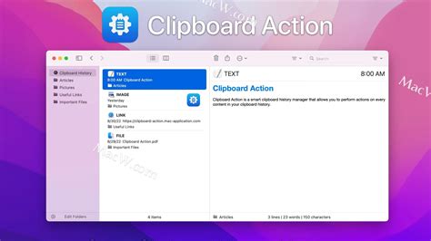 Clipboardaction下载 Clipboardaction For Mac剪贴板管理工具 Macw下载站