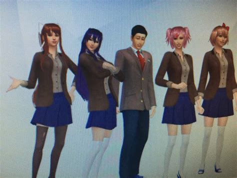 Ddlc Uniform Sims 4 Cc