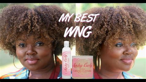 Review Of Kinky Curly Knot Today And Curling Custard Youtube