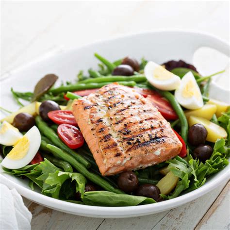 Grilled Salmon Nicoise Salad Recipe How To Make Grilled Salmon Nicoise