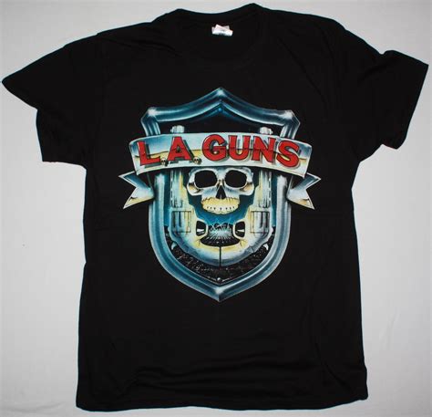La Guns No Mercy Tour New Black Tshirt Best Rock T Shirts