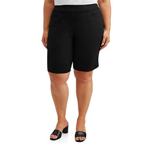 Terra And Sky Terra And Sky Womens Plus Size Womens Plus Pull On Bermuda