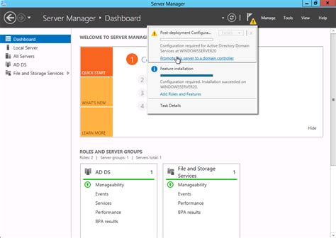 Installation Of Active Directory On Windows Server 2012 R2 Active