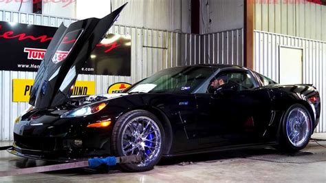 Watch Hennessey Tuned C6 Corvette ZR1 Growl On The Dyno