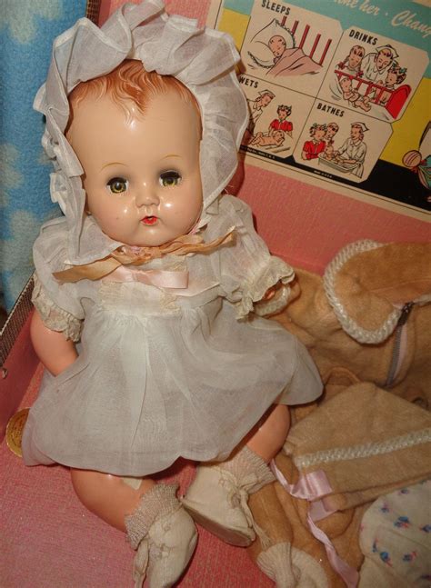 Factory Original Rare 1930s Early Betsy Wetsy Doll By Ideal W Case