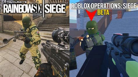 Trying Rainbow Six Siege But Its Roblox Youtube