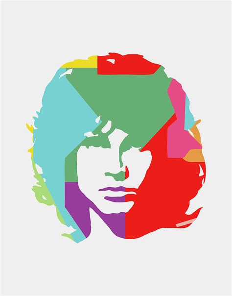 Jim Morrison 1 Pop Art Digital Art By Ahmad Nusyirwan Fine Art America
