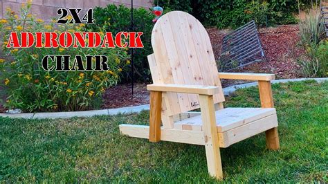 Project Build An Adirondack Chair Out Of 8 2x4s Youtube