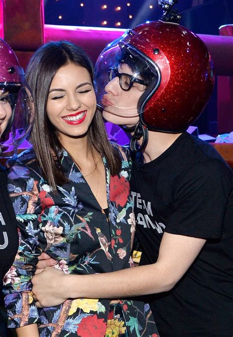 actors victoria justice and matt bennett appear on stage at the sixth annual nickelodeon halo
