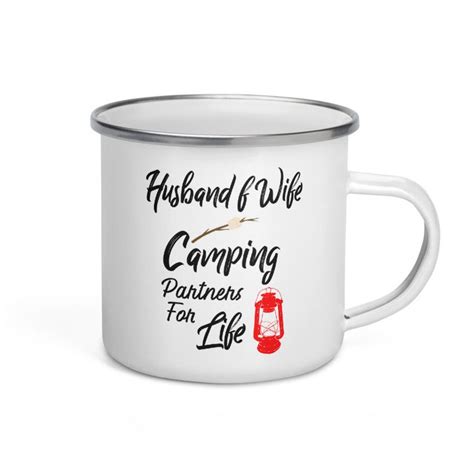 Husband And Wife Camping Partners For Life Personalized Hiking Etsy