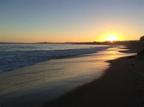 Hd Wallpaper Santa Cruz Beach Sunset Sea Nature Wave Scenics
