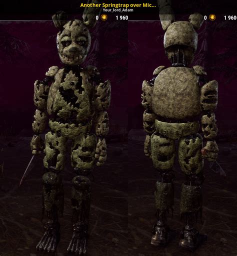 Another Springtrap Over Michael Dead By Daylight Mods