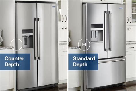 counter depth refrigerators p c richard son