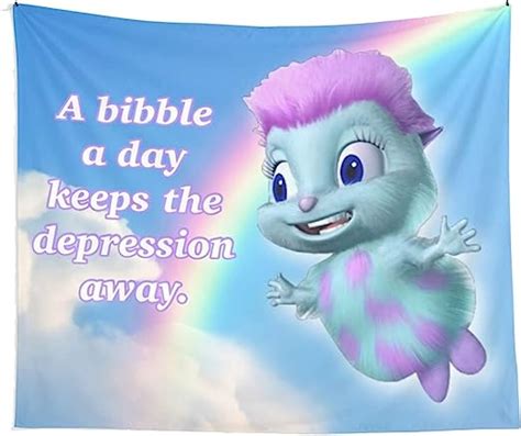 Aertemisi 60 X 50 Inch Bibble Motto A Bibble A Day Keeps The