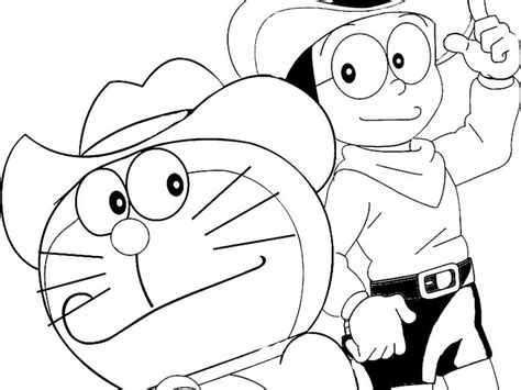 Nobita Coloring Pages Coloring Home