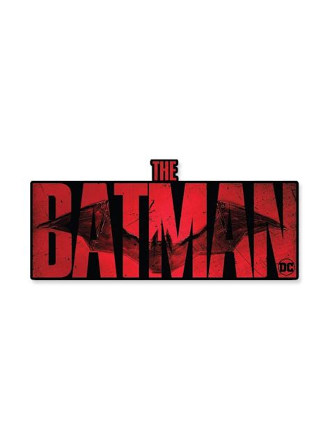 The Batman Logo Batman Official Sticker Redwolf