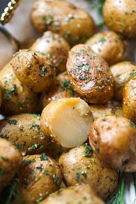 The convection bake setting cooks food similar to a regular oven. Dutch Oven Herbed Potatoes (No Peel, No Boil, No Bake ...