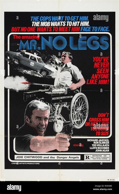 The Amazing Mr No Legs Original Movie Poster Stock Photo Alamy