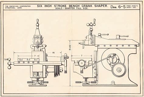 New Project Plans For A Metal Shaper With A Six Inch Stroke Machine
