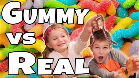 New Gummy Vs Real Part 2 Youtube