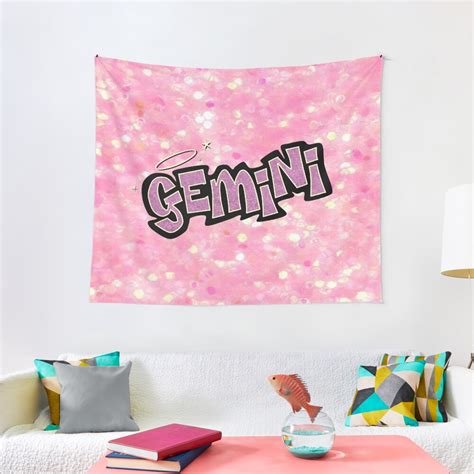 Gemini Bratz Style Iconic Pink Glitter Font Logo Cute Y K Aesthetic