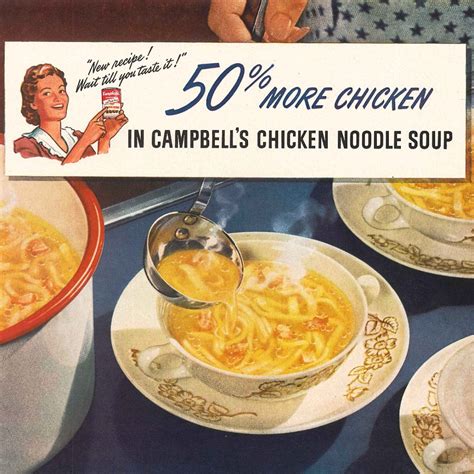 Campbells Chicken Noodle Soup Vintage Ads Popsugar Food