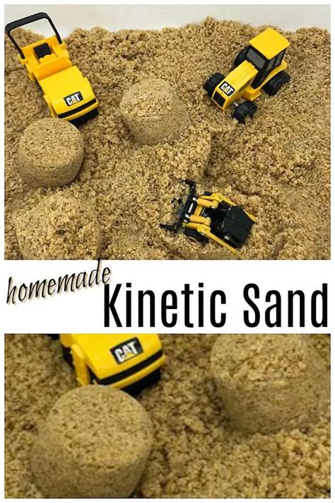 How To Make Kinetic Sand At Home Homemade Kinetic Sand Kinetic Sand