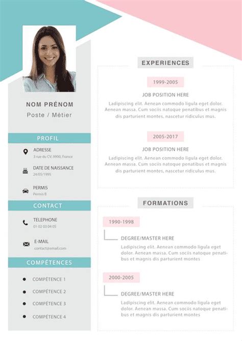 Modèle de cv à remplir. Modèle Cv Vierge À Remplir / Votre cv est encore plus ...