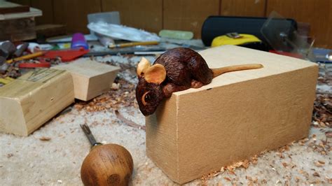 House Mouse 1 Mouse Carving Wood Carving Carving By Justingordon