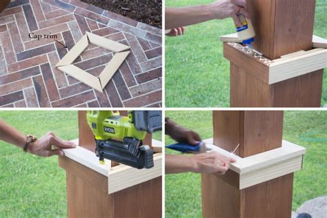 Diy Craftsman Style Porch Columns Shades Of Blue Interiors