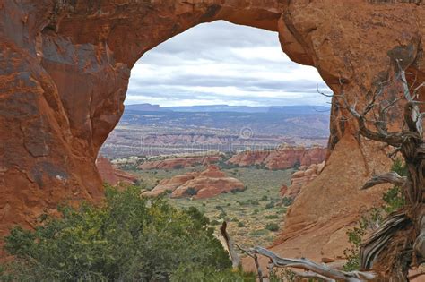 Red Rock And Desert Landscape Southwest Usa Stock Photo