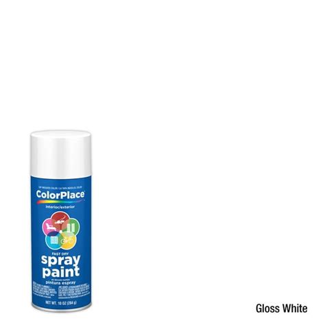 Colorplace Gloss White Spray Paint 10 Oz Multi Surface 1 Piece 1
