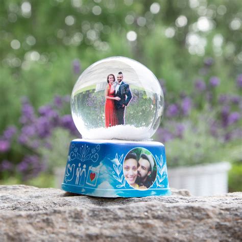 Personalized Wedding T Snow Globe Etsy