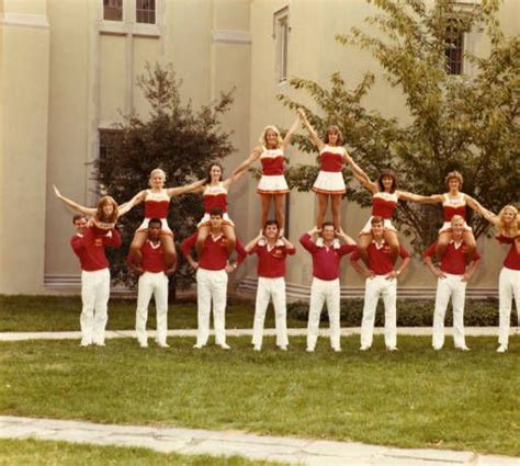 Vmi Cheerleaders Ca 1982 Vmi Archives Photographs Collection