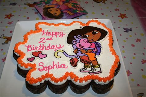 Dora The Explorer Cupcake Cake