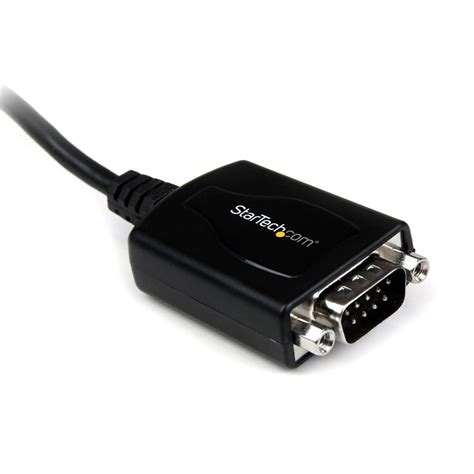 Star Tech 1ft Usb To Rs232 Serial Db9 Adapter Cable W Com Retention F