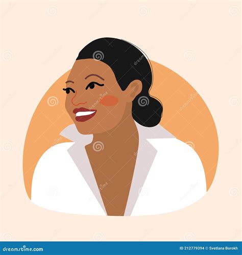 African American Woman In Profile On Business Suit Successful Black
