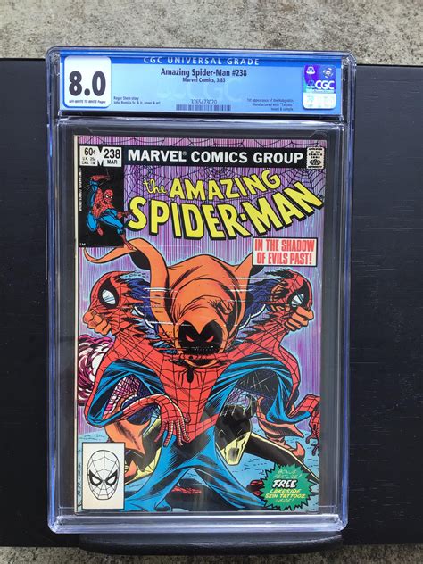 Amazing Spider Man 238 Cgc 80 Oww Pages Comic Books Bronze Age