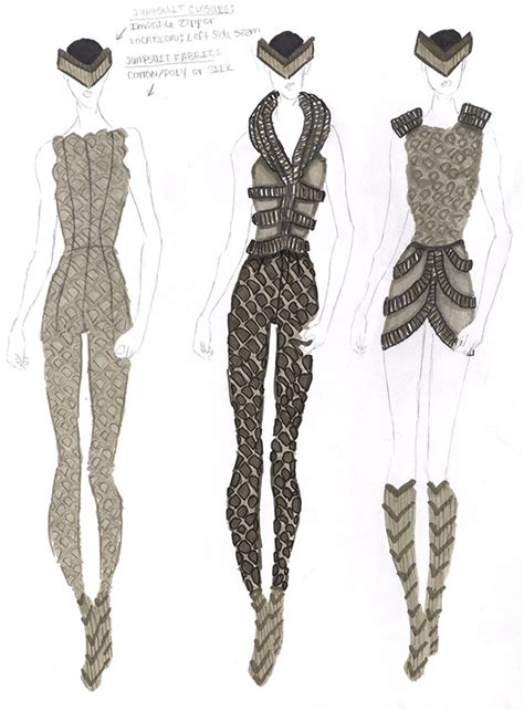 Conceptual To Actual The Fashion Design Process On Behance