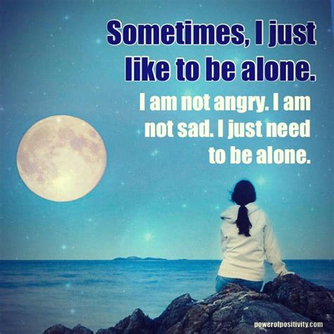 Sometimes I Just Like To Be Alone I Am Not Angry I Am Not Dad I Just Need To Alon