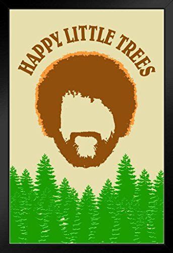 Proframes Happy Little Trees Bob Ross Framed Poster 12x18 Happy