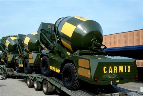 The Advantages Of Using Carmix Self Loading Concrete Mixers In Military