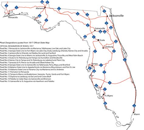 Florida Primary State Road System Aaroads
