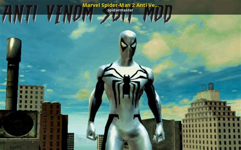 Marvel Spider Man 2 Anti Venom Suit Mod Spider Man Web Of Shadows Mods